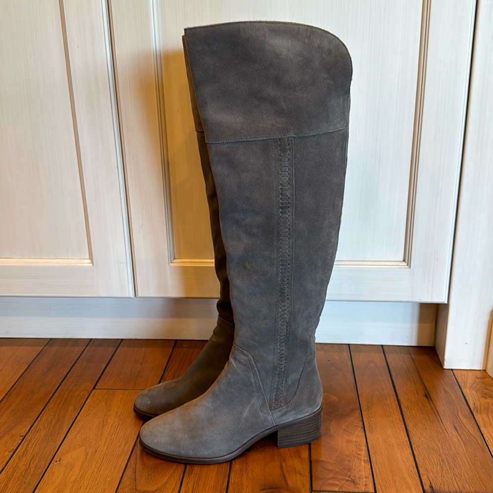 Vince Camuto - grey suede -  high boots - Size 7